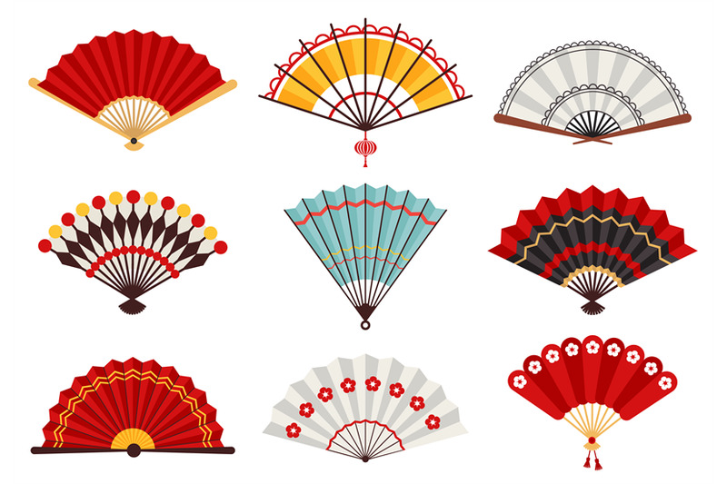 hand-paper-fans-asian-traditional-folding-hand-fan-japanese-souvenir