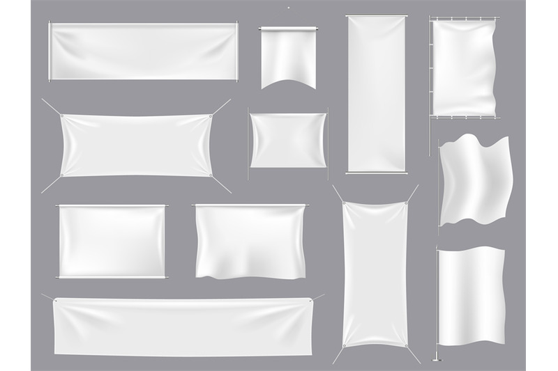 fabric-realistic-flag-mockups-white-textile-banners-and-3d-canvas-sig