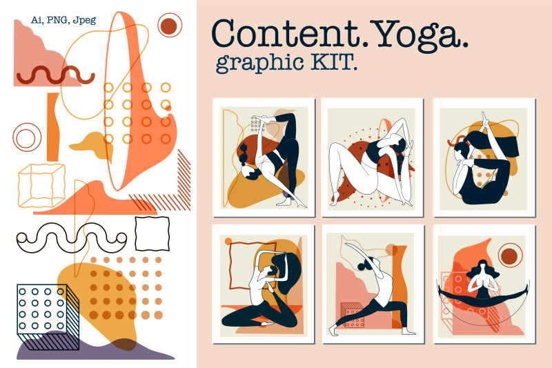 content-yoga-graphic-kit