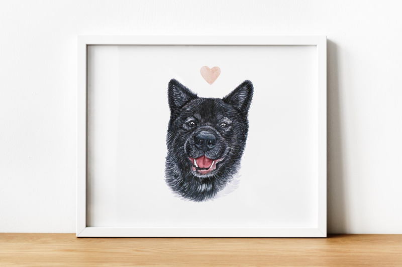 black-dogs-watercolor-set-dog-illustrations-cute-12-dogs