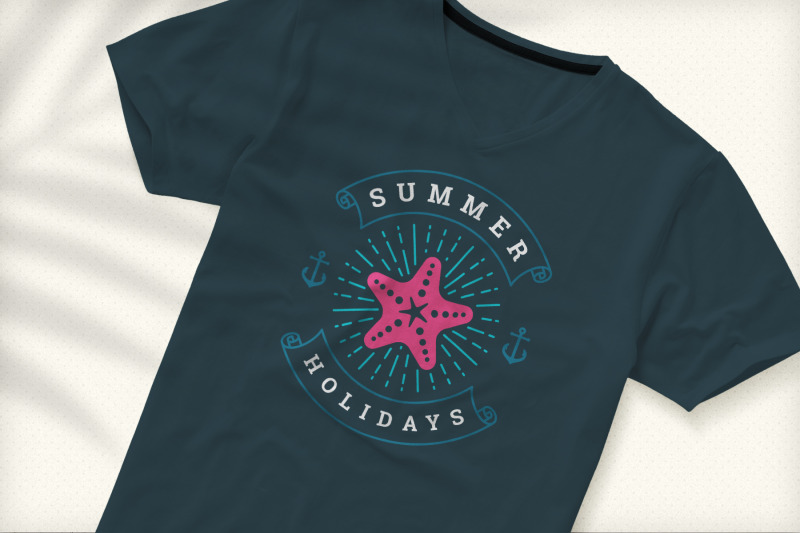 summer-holidays-emblems-amp-badges