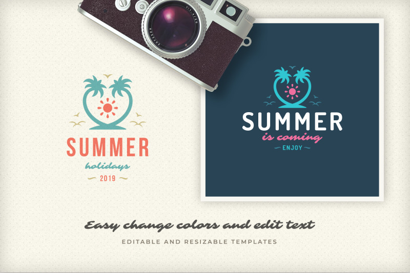 summer-holidays-emblems-amp-badges