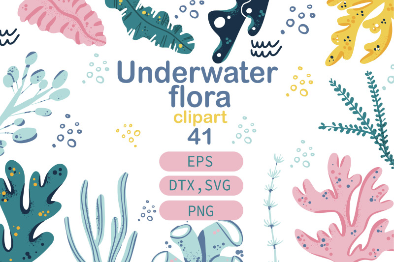underwater-flora-clipart