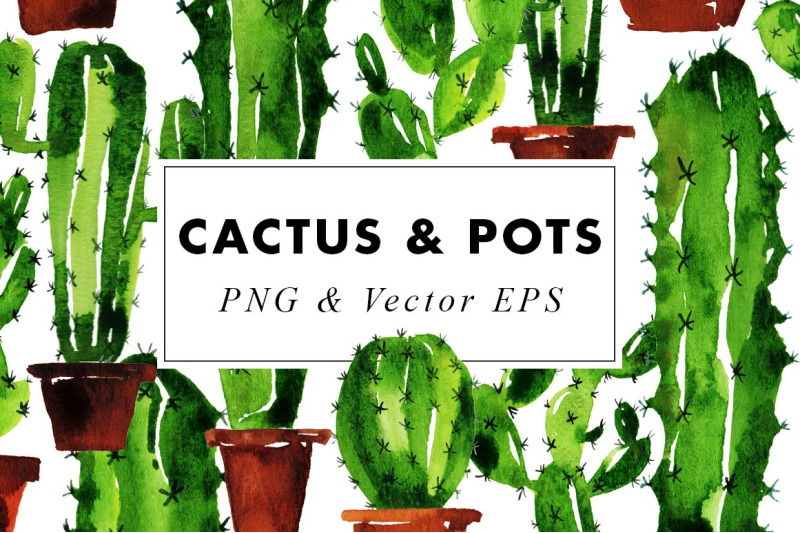 watercolor-cactus-clip-art-set