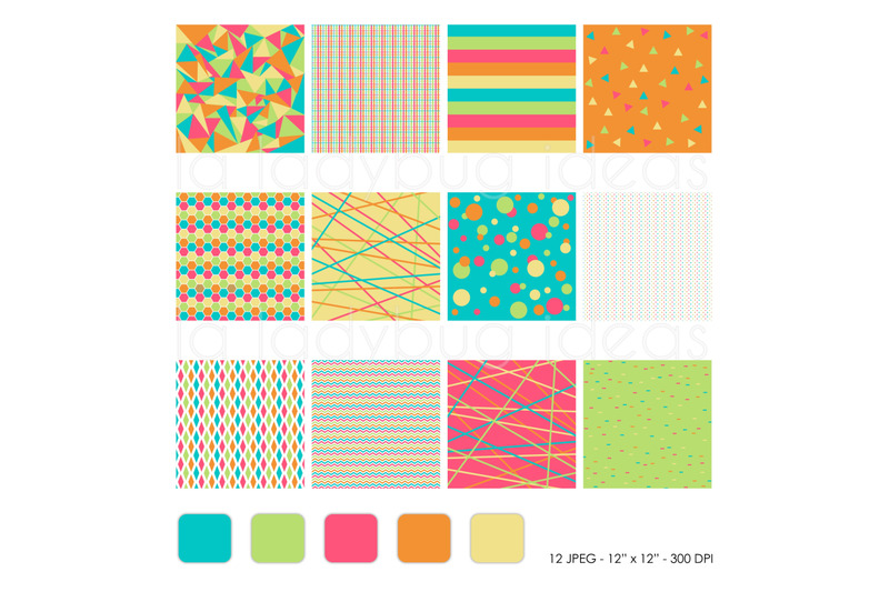 multicolor-triangles-digital-papers-geometric-wallpapers