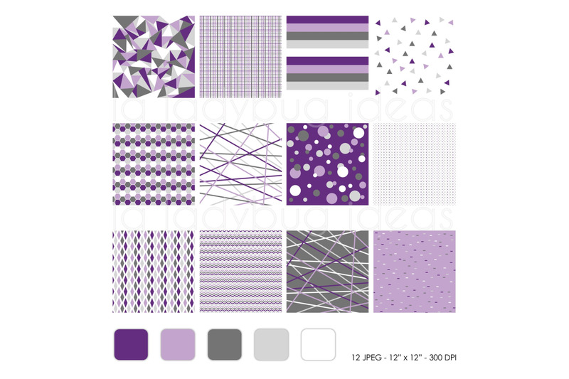 purple-and-gray-triangles-digital-papers-geometric-wallpapers