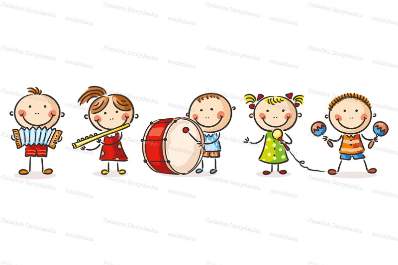 happy-children-playing-different-musical-instruments