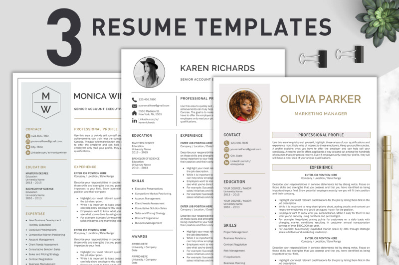 resume-template-cv-bundle