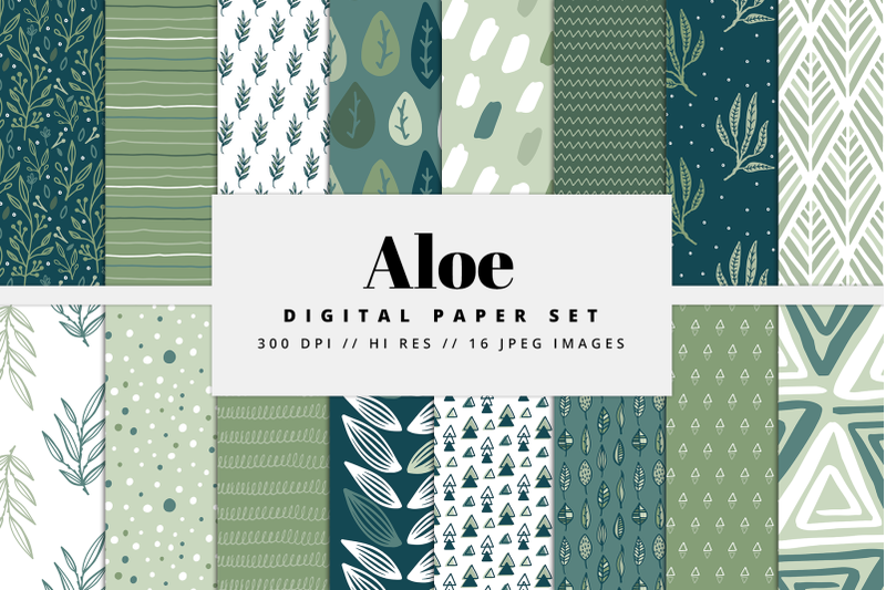 aloe-digital-paper-set