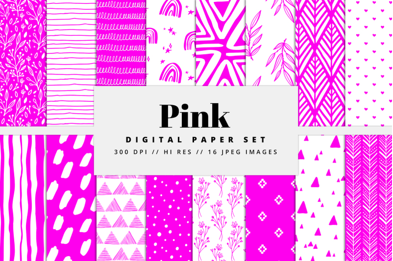 pink-digital-paper-set