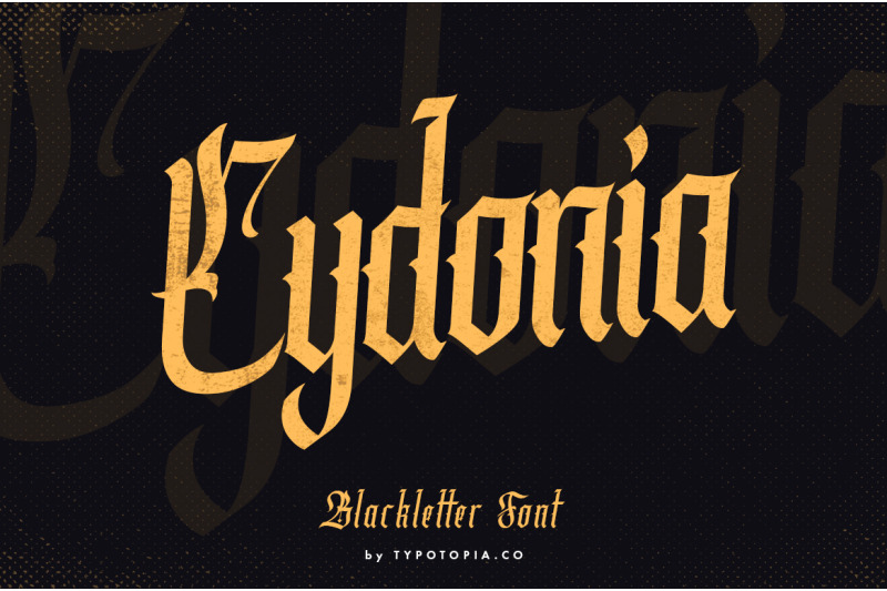 cydonia-the-blackletter-font