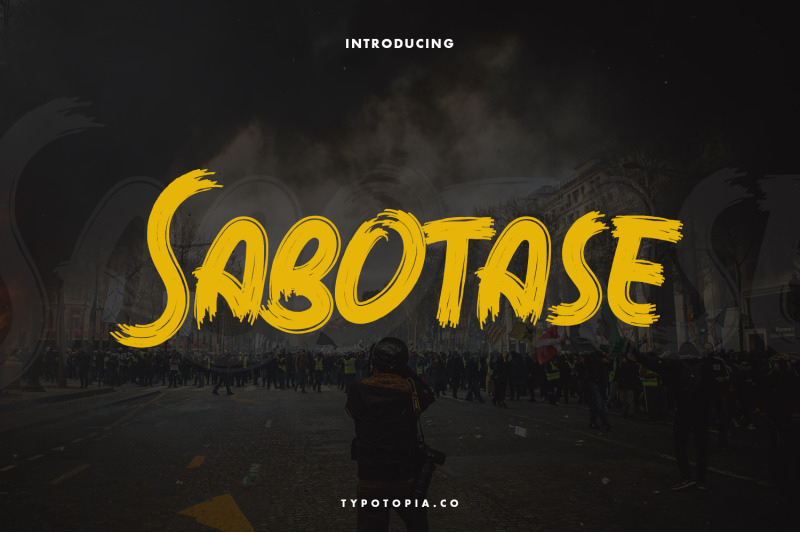 sabotase-the-brush-font