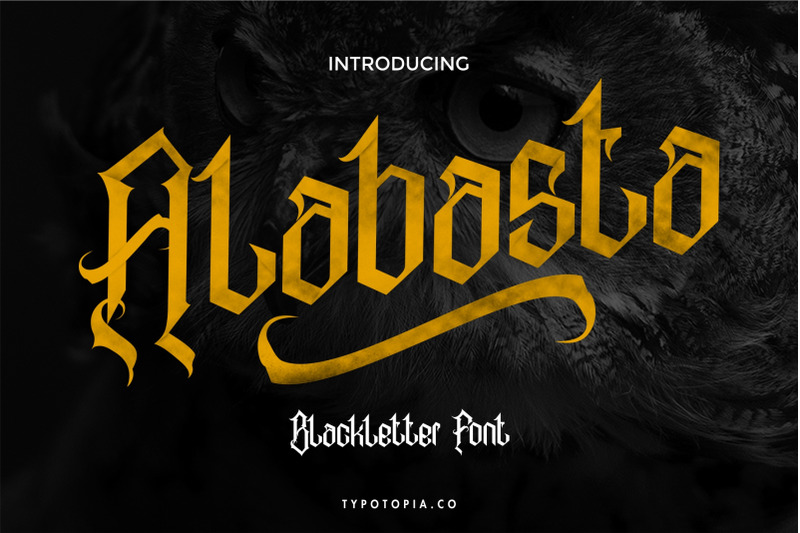 alabasta-the-blackletter-font