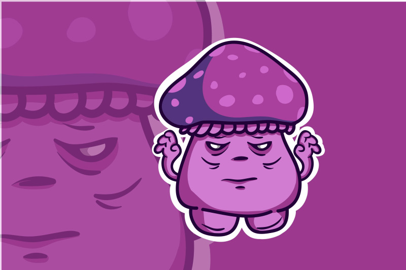 mushroom-monster-character