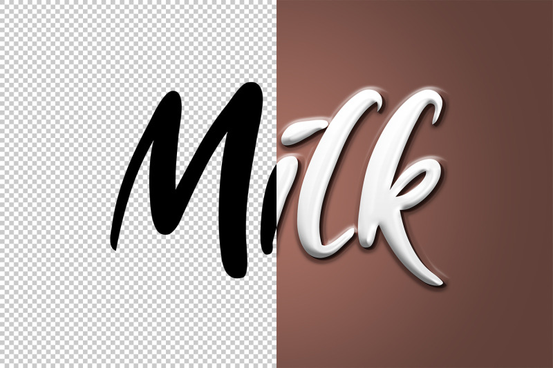 milk-text-style-effect-psd