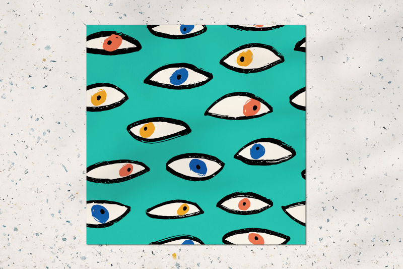 doodle-eyes-seamless-pattern