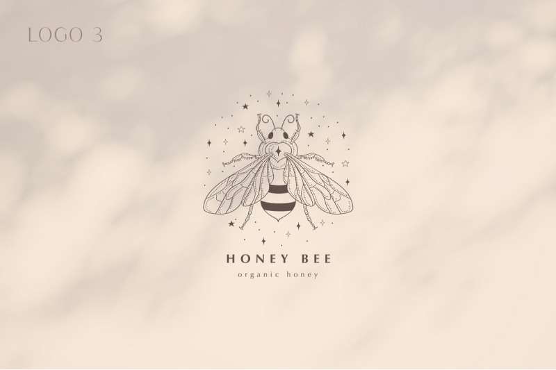 premade-honey-bee-brand-logo-design-for-blog-or-small-business