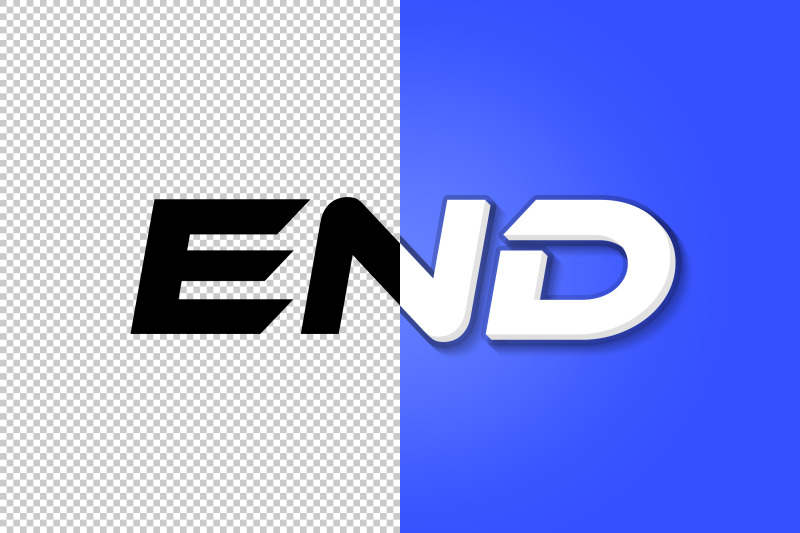 end-3d-text-style-effect-psd