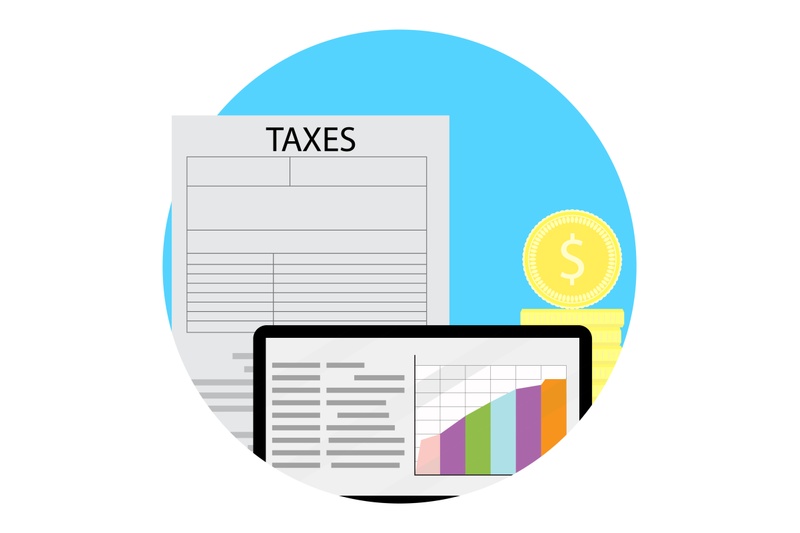 growth-taxation-concept