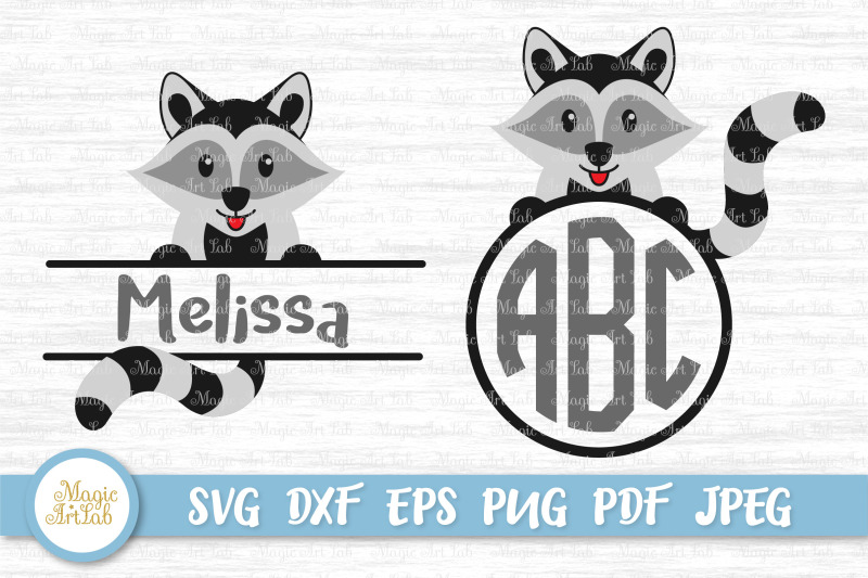 Download Raccoon svg, Animal svg file, Raccoon monogram svg, Cut ...