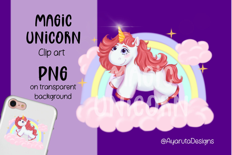 unicorn-clipart-unicorn-png-magical-rainbow-cute-horse
