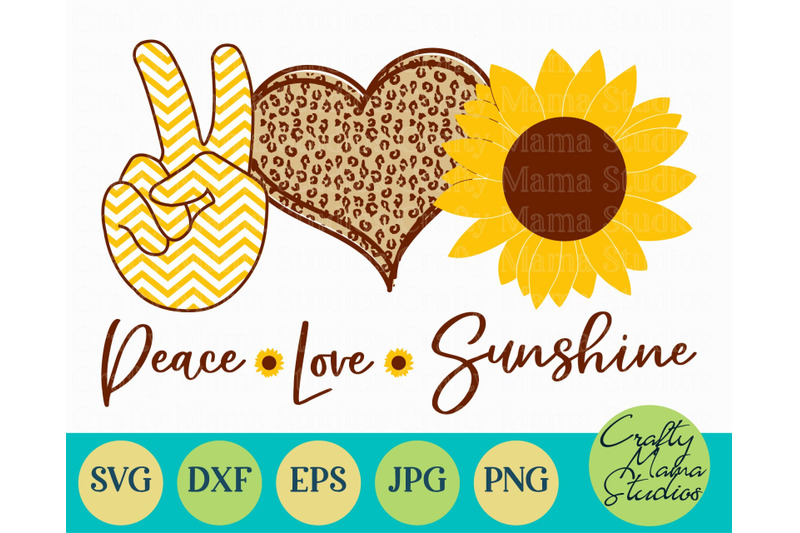 Free Free 277 Peace Love And Sunshine Svg SVG PNG EPS DXF File