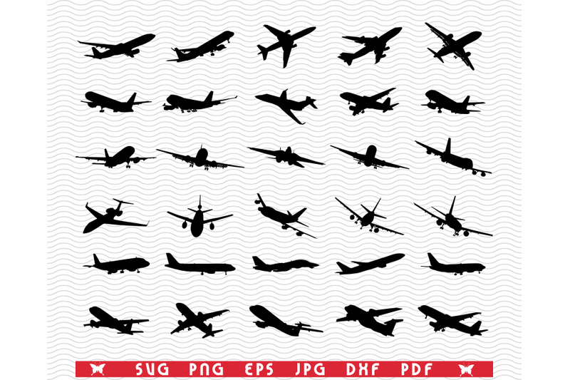 svg-aircrafts-black-silhouettes-digital-clipart