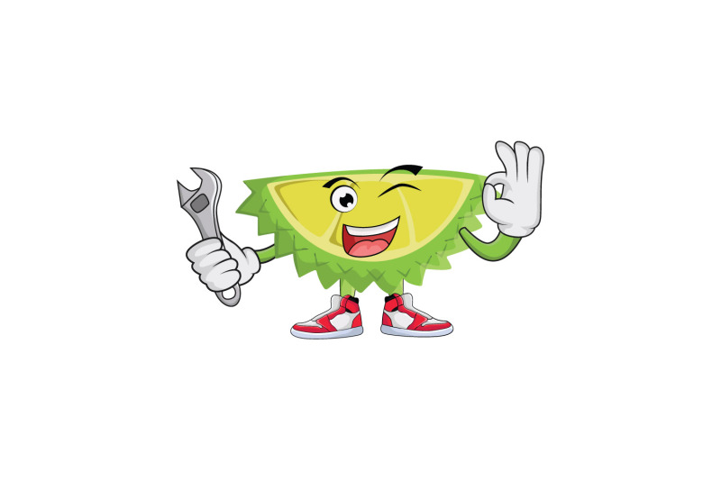 durian-with-wrench-fruit-cartoon-character-design