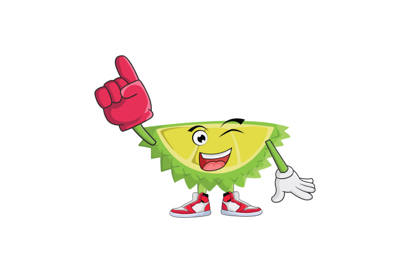 durian-supporter-fruit-cartoon-character-design