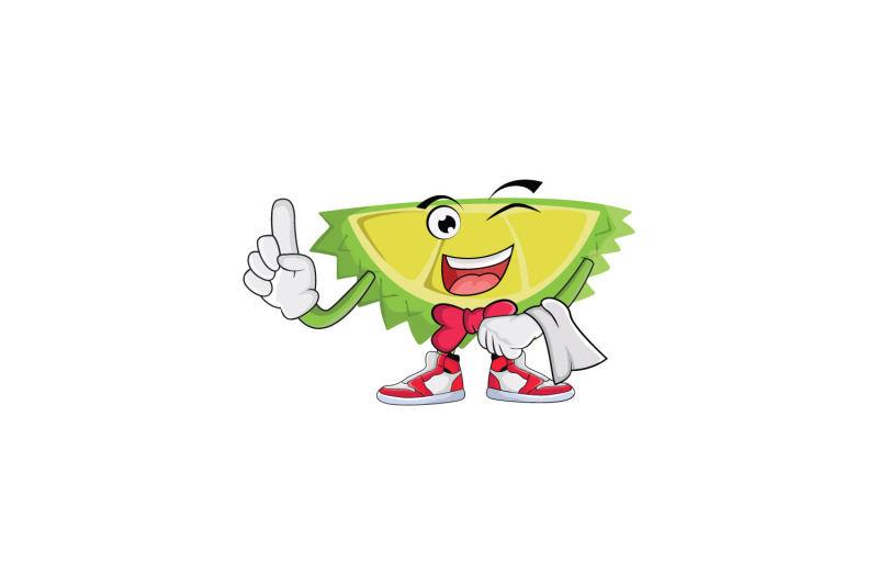 durian-waiter-bartender-fruit-cartoon-character-design