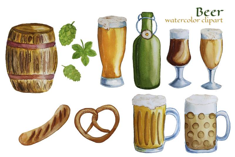 watercolor-beer-clipart-beer-mugs-png-oktoberfest-poster