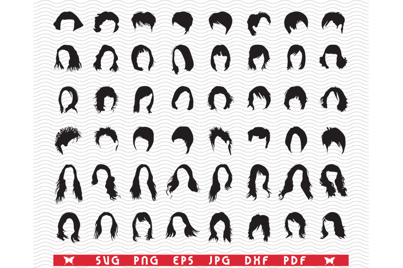 svg-hairstyles-black-templates-digital-clipart