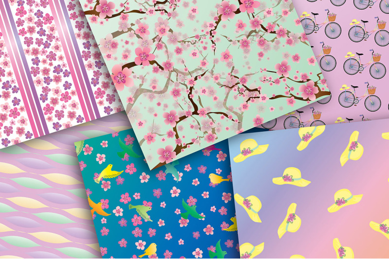 cherry-blossom-digital-papers-spring-digital-papers-floral-papers-b