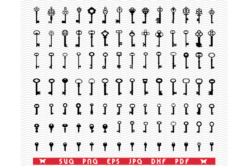 svg-door-keys-black-silhouette-digital-clipart