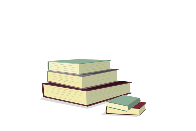 stack-of-books-isolated-on-white-for-banner-back-to-school