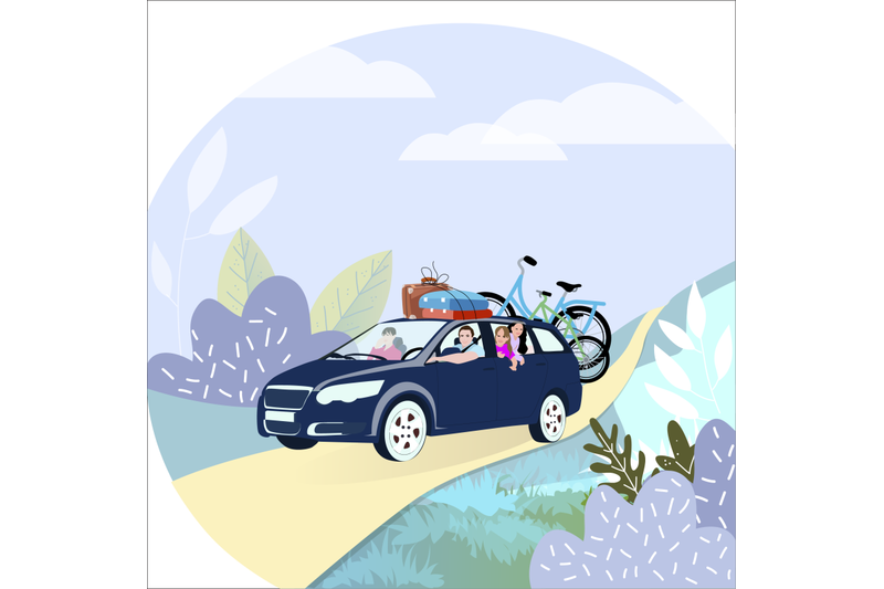 family-travel-by-car-with-bike-family-road-trip-on-car