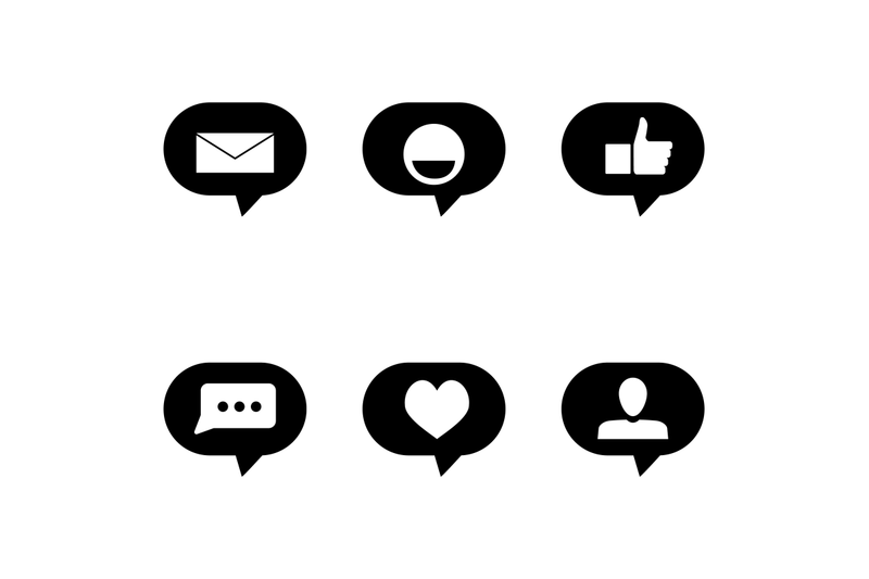 icon-sign-symbol-for-social-media-like-envelopem-speech-bubble-and-sm