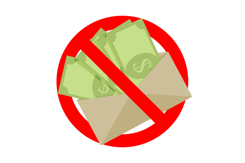 no-bribe-and-untaxed-salary-symbol-ban-and-forbidden