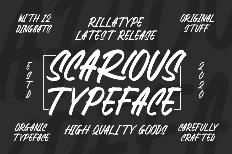 scarious-typeface