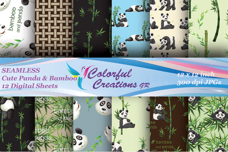 panda-and-bamboo-digital-papers-seamless-panda-bear-images-bamboo-f