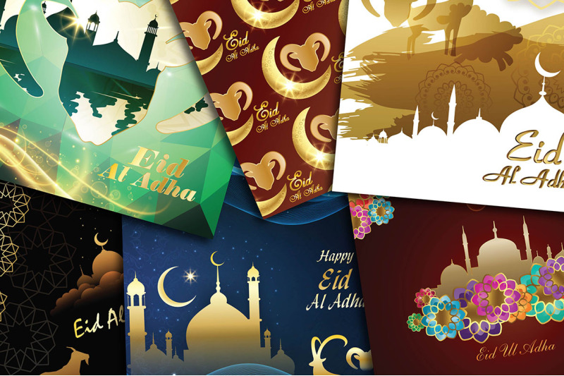 eid-al-adha-digital-papers-islamic-designs-muslim-scrapbook-papers
