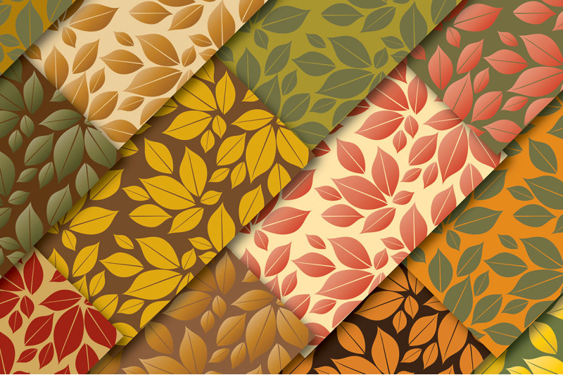 fall-digital-papers-autumn-digital-papers-leave-pattern-scrapbooking
