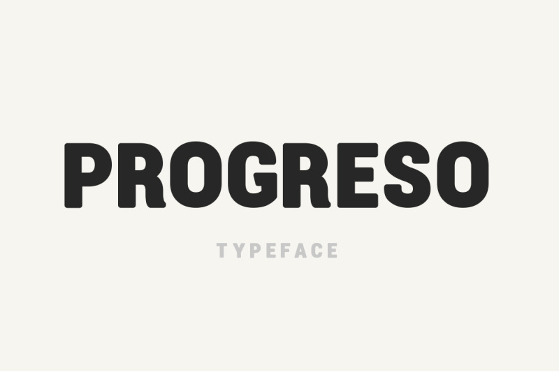 progreso-typeface