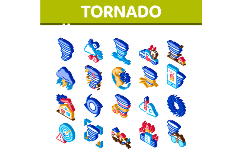 tornado-and-hurricane-isometric-icons-set-vector