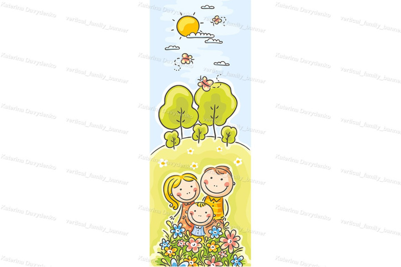 family-clipart-horizontal-amp-vertical-family-banners