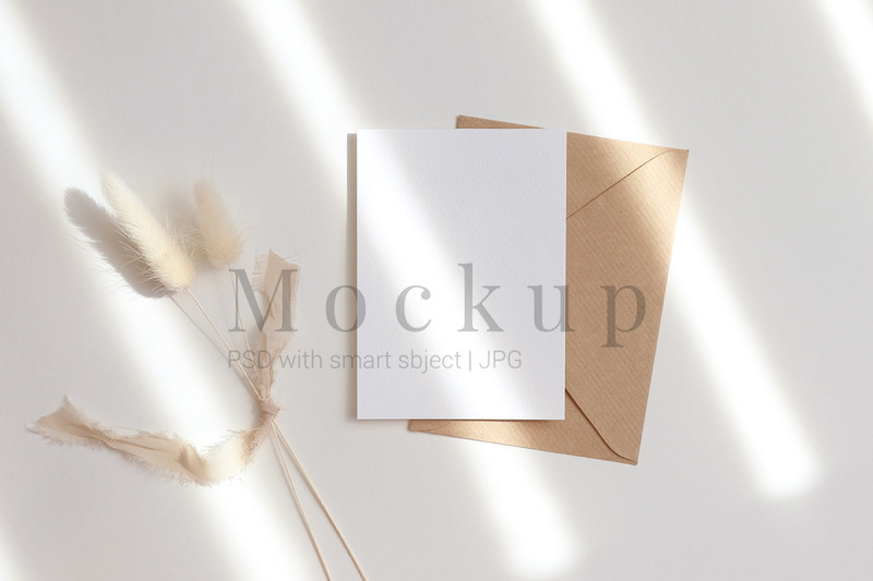 Download Greeting Card,Wedding Mockup,5x7 Card Mockup By PawMockup ...