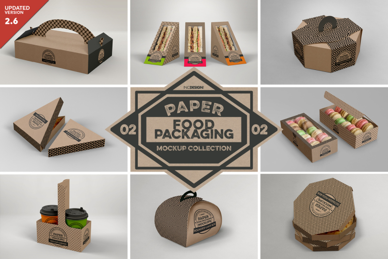 Download Free Vol 2 Paper Food Box Packaging Mockup Collection Psd Mockups The Best Free Mockups And Templates In Psd On Behance Quality Mockup Template PSD Mockup Templates
