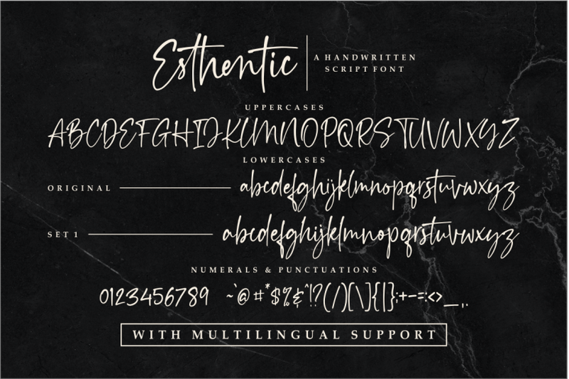esthentic-a-handwritten-script-font