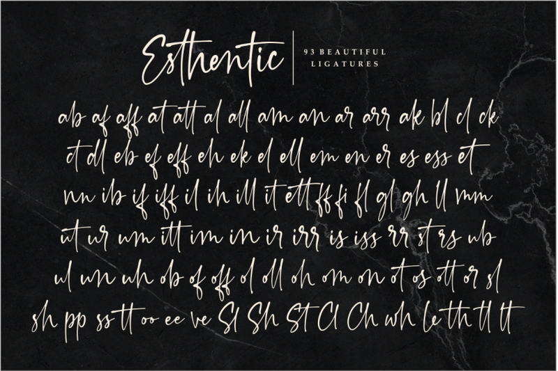 esthentic-a-handwritten-script-font