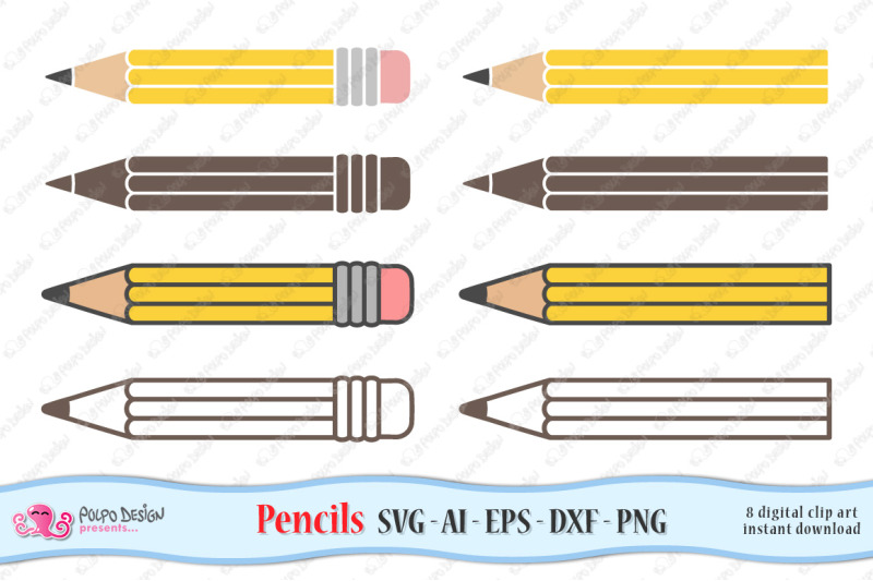 pencil-svg-eps-dxf-ai-and-png